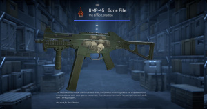 UMP-45 | Bone Pile (Field-Tested) Screenshot