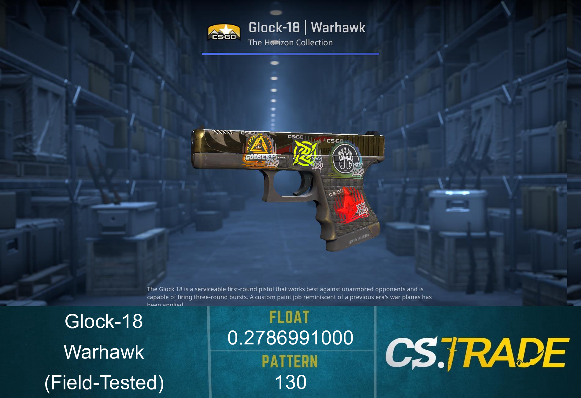 Glock-18 | Warhawk (Field-Tested) Screenshot