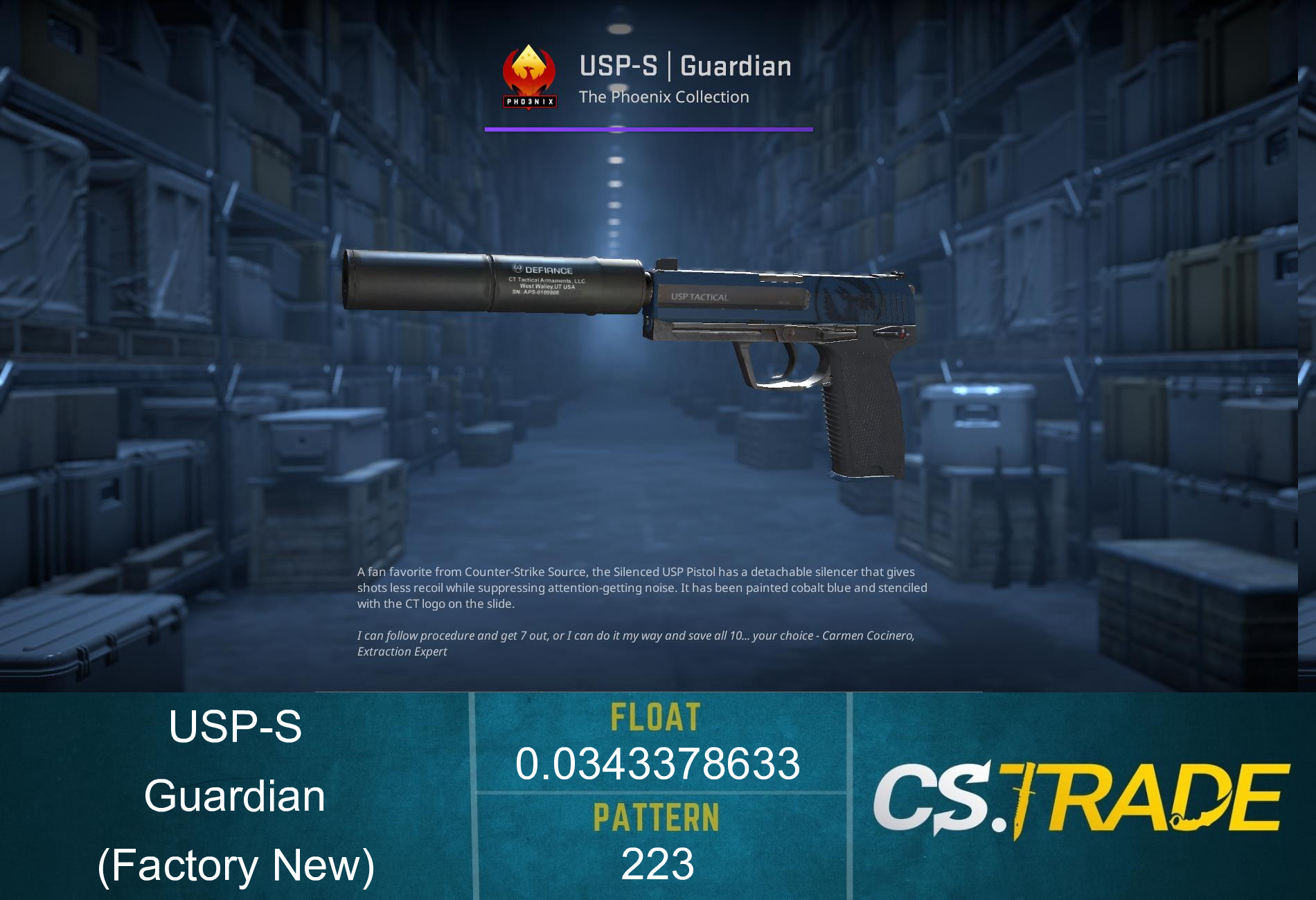 USP-S | Guardian (Factory New) Screenshot