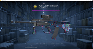 AUG | Death by Puppy (Factory New) Screenshot