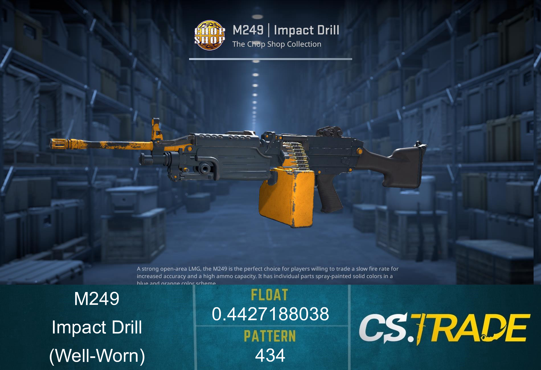 M249 | Impact Drill (Well-Worn)