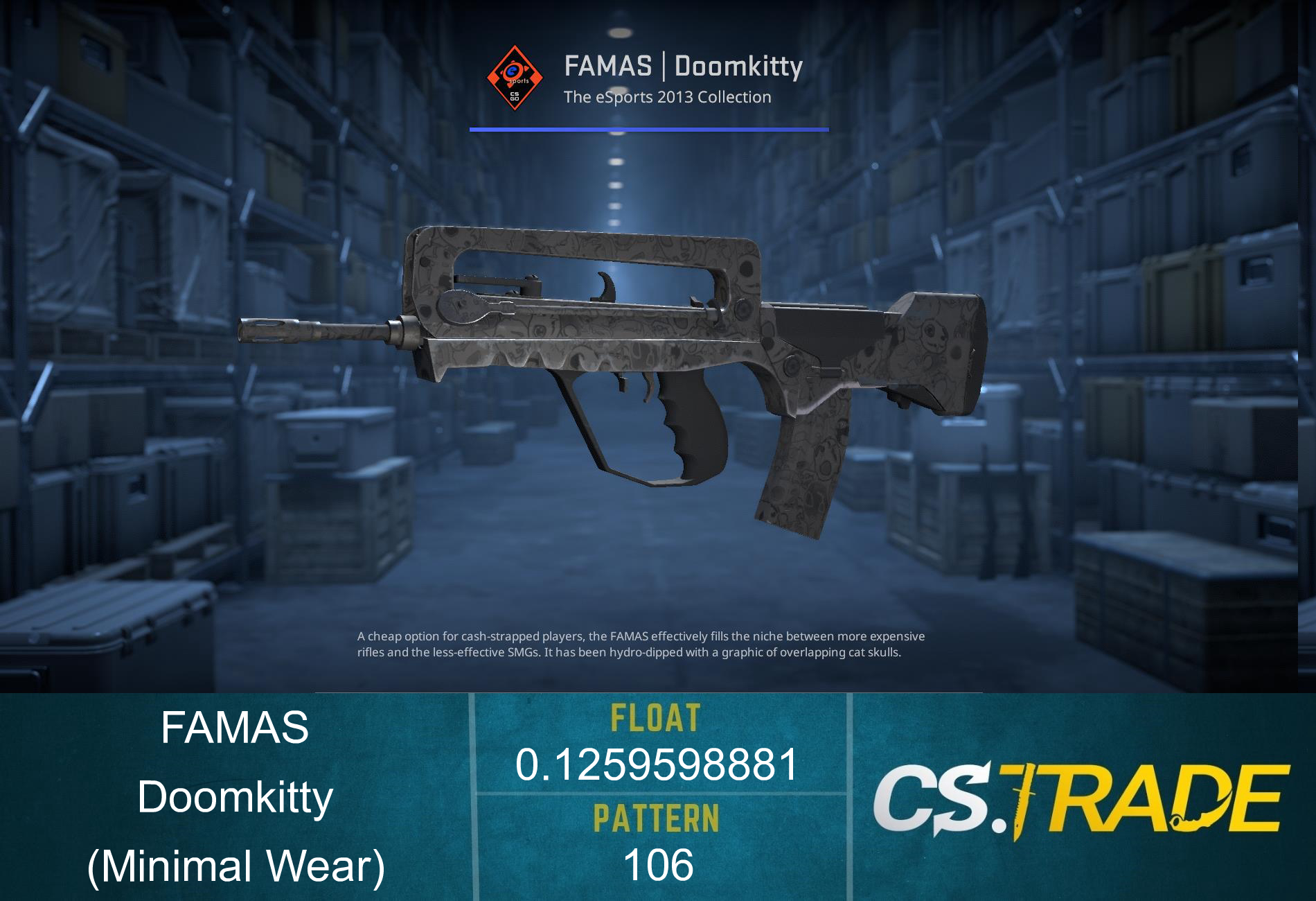 FAMAS | Doomkitty (Minimal Wear) Screenshot
