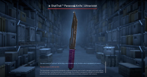 ★ StatTrak™ Paracord Knife | Ultraviolet (Battle-Scarred) Screenshot