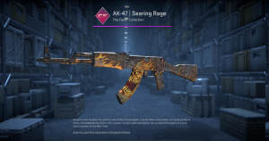 AK-47 | Searing Rage (Minimal Wear) Screenshot
