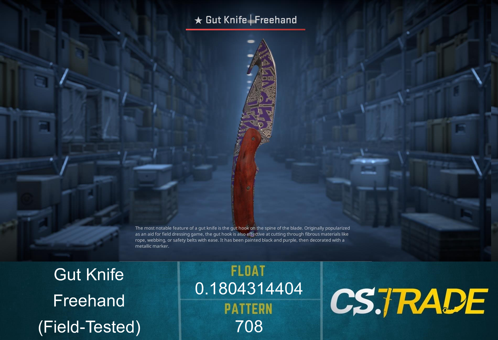 ★ Gut Knife | Freehand (Factory New) Screenshot