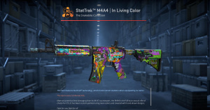 StatTrak™ M4A4 | In Living Color (Battle-Scarred) Screenshot