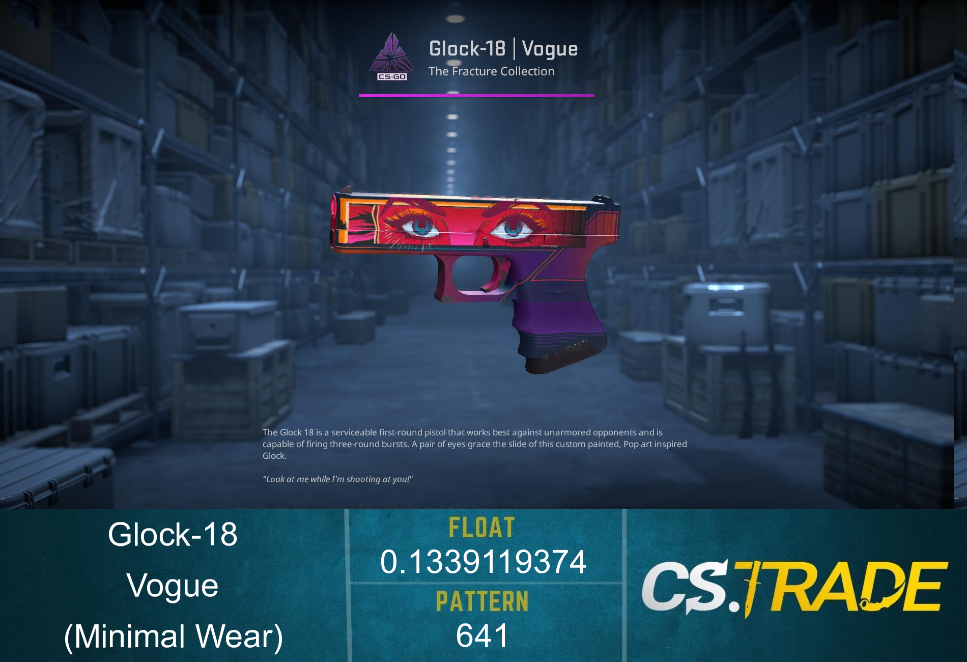 Glock-18 | Vogue (Minimal Wear) Screenshot