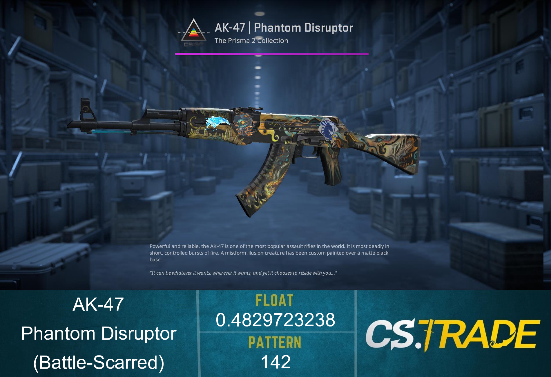 AK-47 | Phantom Disruptor (Battle-Scarred) Screenshot