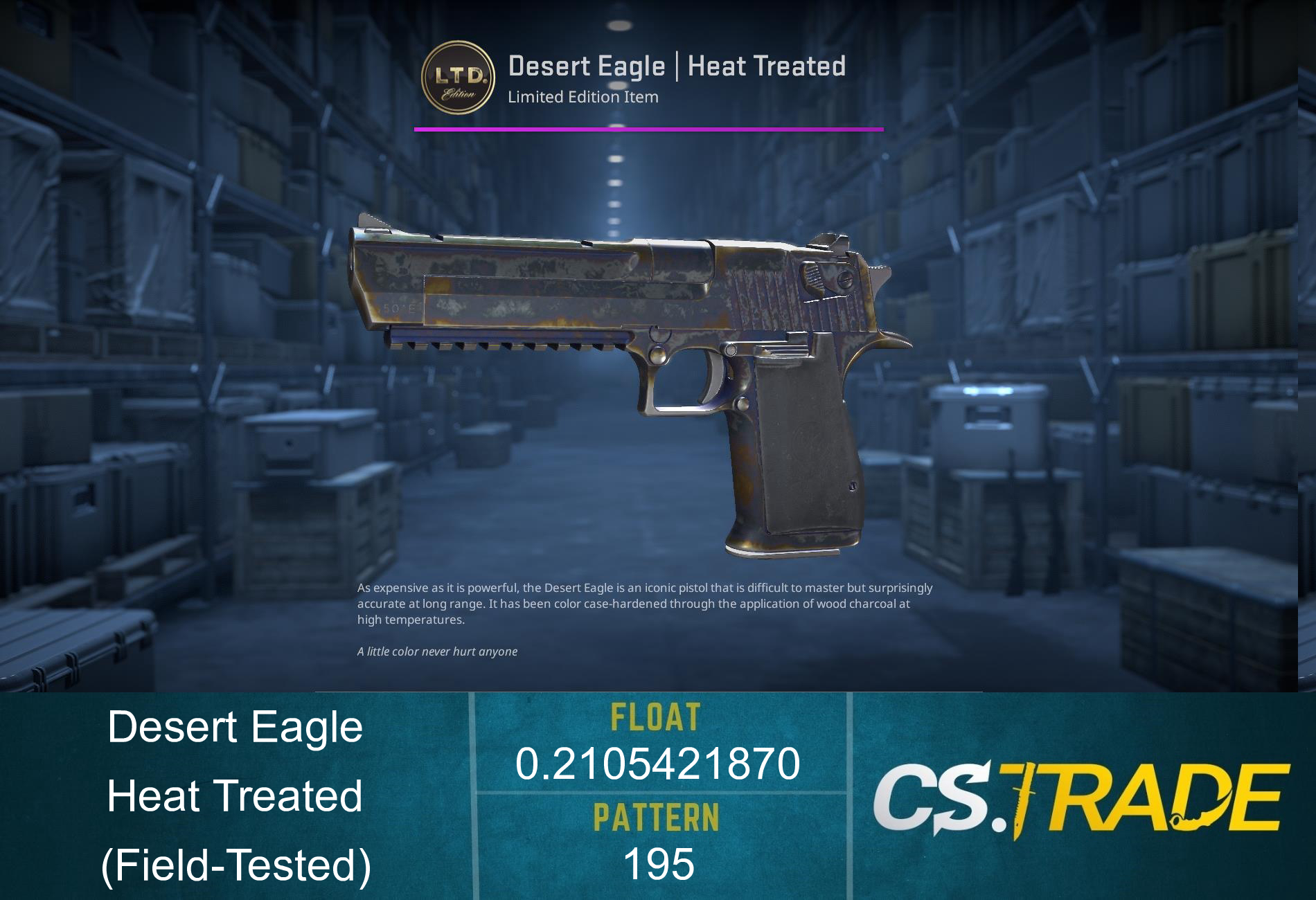 Desert Eagle | Heat Treated (Field-Tested) Screenshot