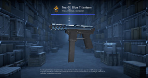 Tec-9 | Blue Titanium (Factory New) Screenshot