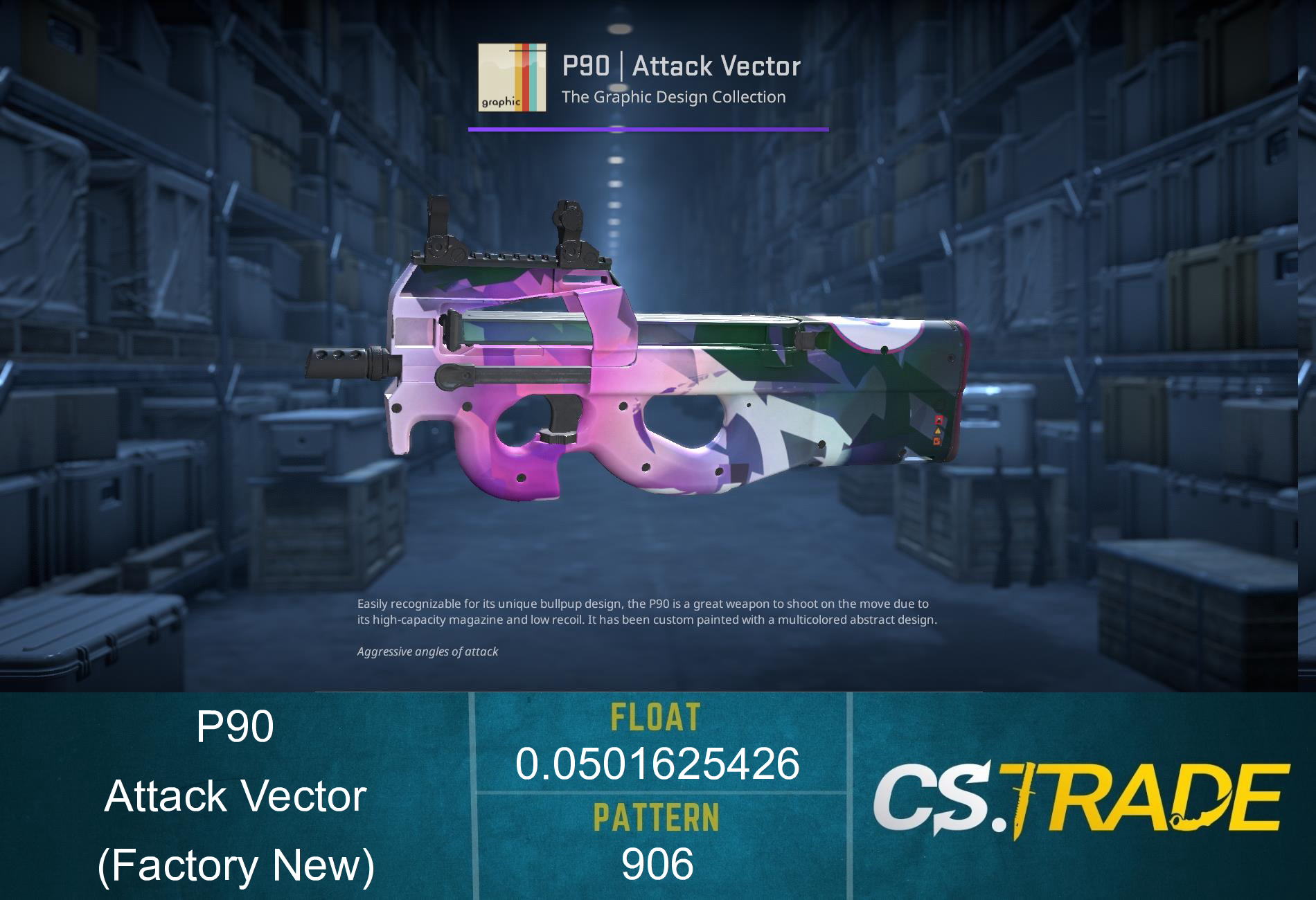 P90 | Attack Vector (Factory New) Screenshot