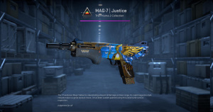 MAG-7 | Justice (Minimal Wear) Screenshot