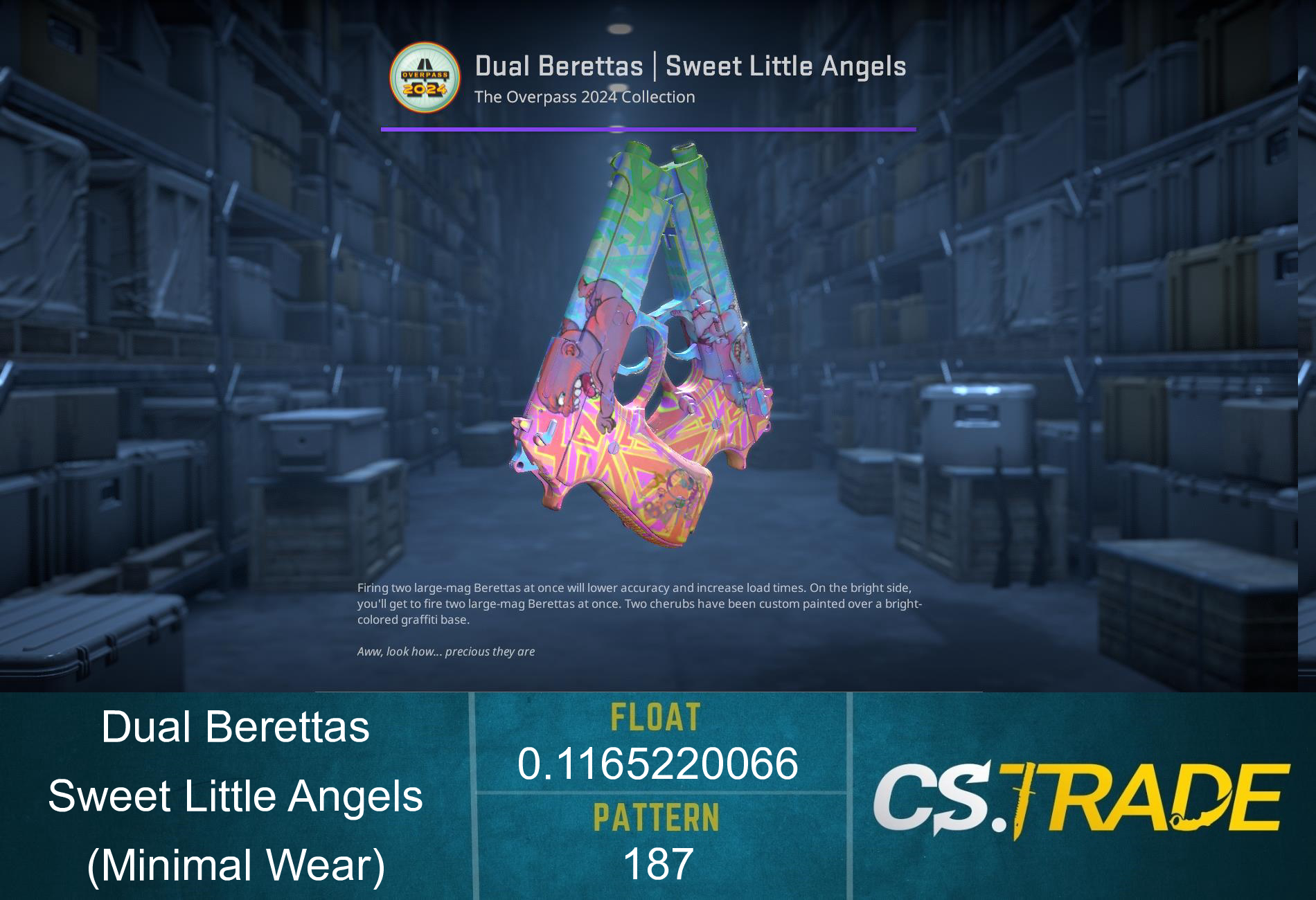 Dual Berettas | Sweet Little Angels (Minimal Wear)