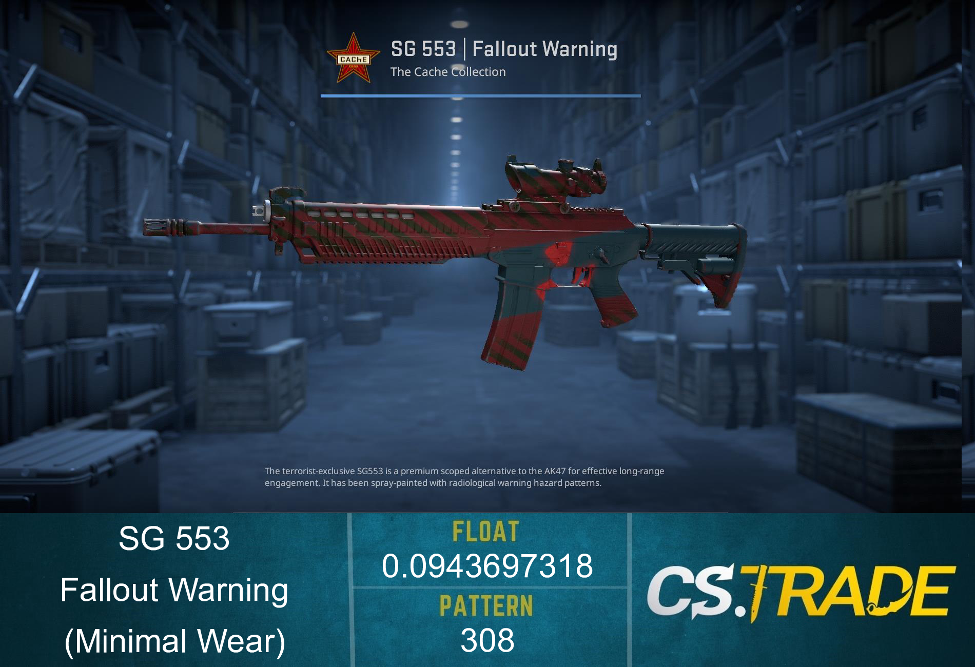 SG 553 | Fallout Warning (Factory New) Screenshot