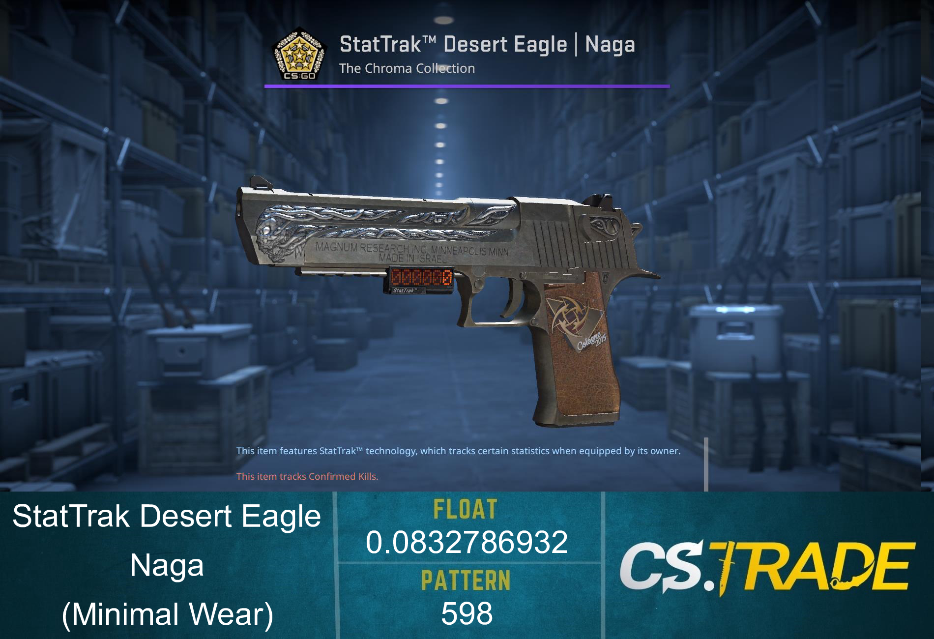 StatTrak™ Desert Eagle | Naga (Minimal Wear) Screenshot