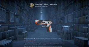 StatTrak™ P250 | Asiimov (Well-Worn) Screenshot