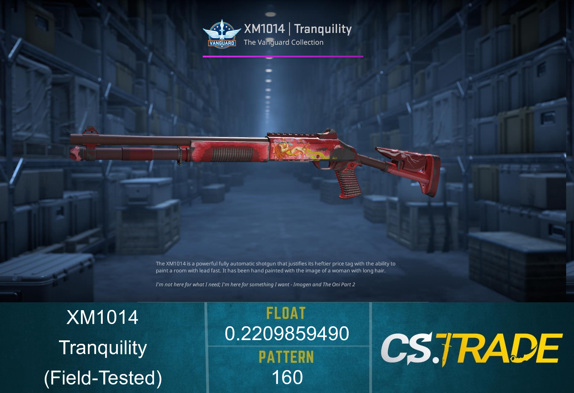 XM1014 | Tranquility (Factory New) Screenshot