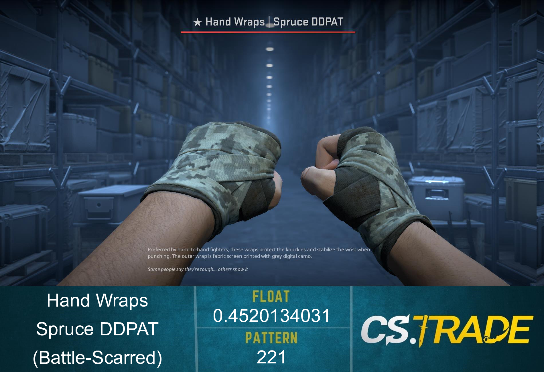 ★ Hand Wraps | Spruce DDPAT (Factory New) Screenshot