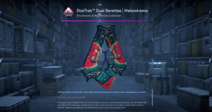 StatTrak™ Dual Berettas | Melondrama (Battle-Scarred) Screenshot