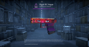 Glock-18 | Vogue (Field-Tested) Screenshot