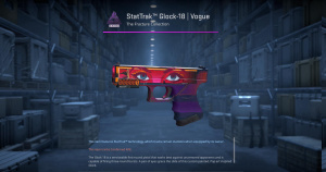 StatTrak™ Glock-18 | Vogue (Field-Tested) Screenshot