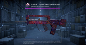 StatTrak™ FAMAS | Rapid Eye Movement (Field-Tested) Screenshot