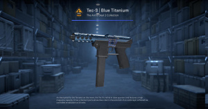 Tec-9 | Blue Titanium (Factory New) Screenshot