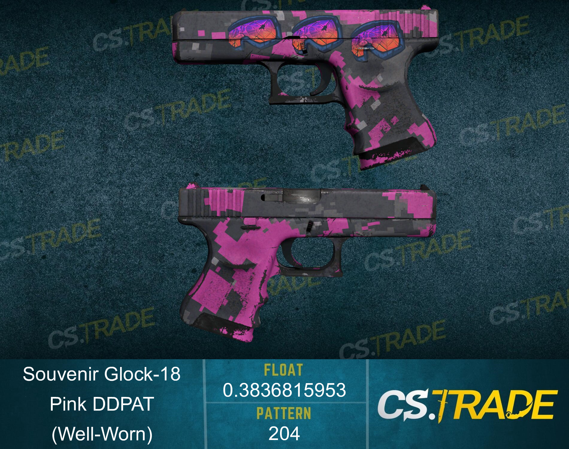 Glock-18 | Pink DDPAT (Well-Worn) Screenshot