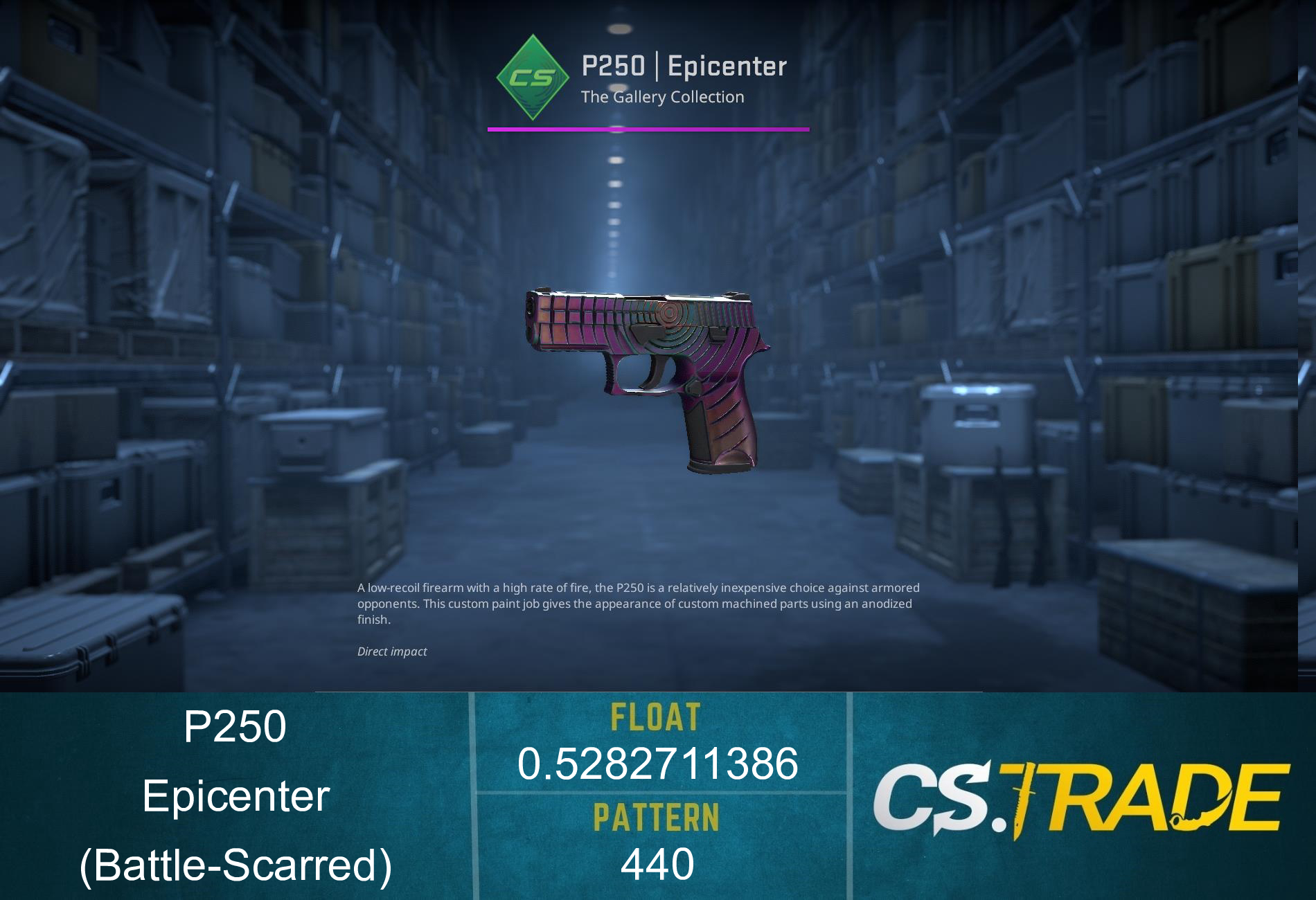 P250 | Epicenter (Battle-Scarred) Screenshot