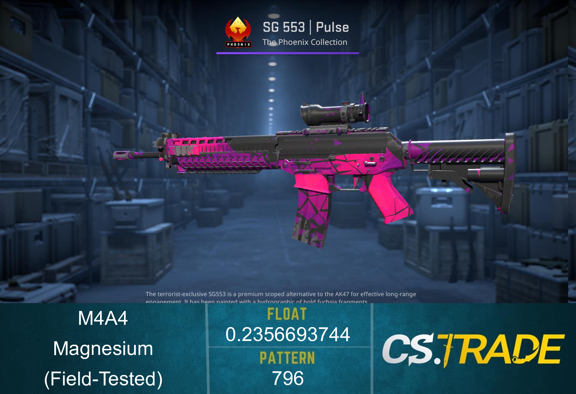 M4A4 | Magnesium (Field-Tested) Screenshot