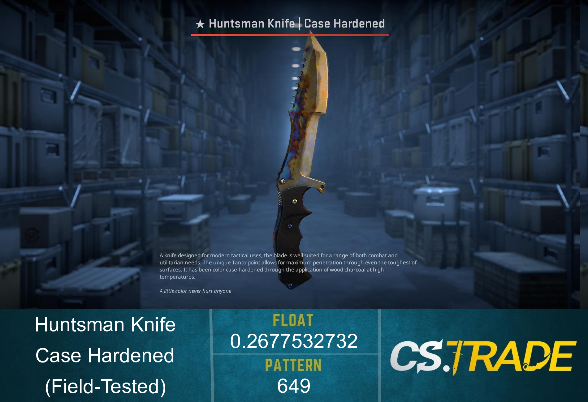 ★ Huntsman Knife | Case Hardened (Factory New) Screenshot