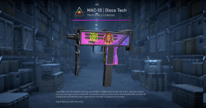 MAC-10 | Disco Tech (Battle-Scarred) Screenshot
