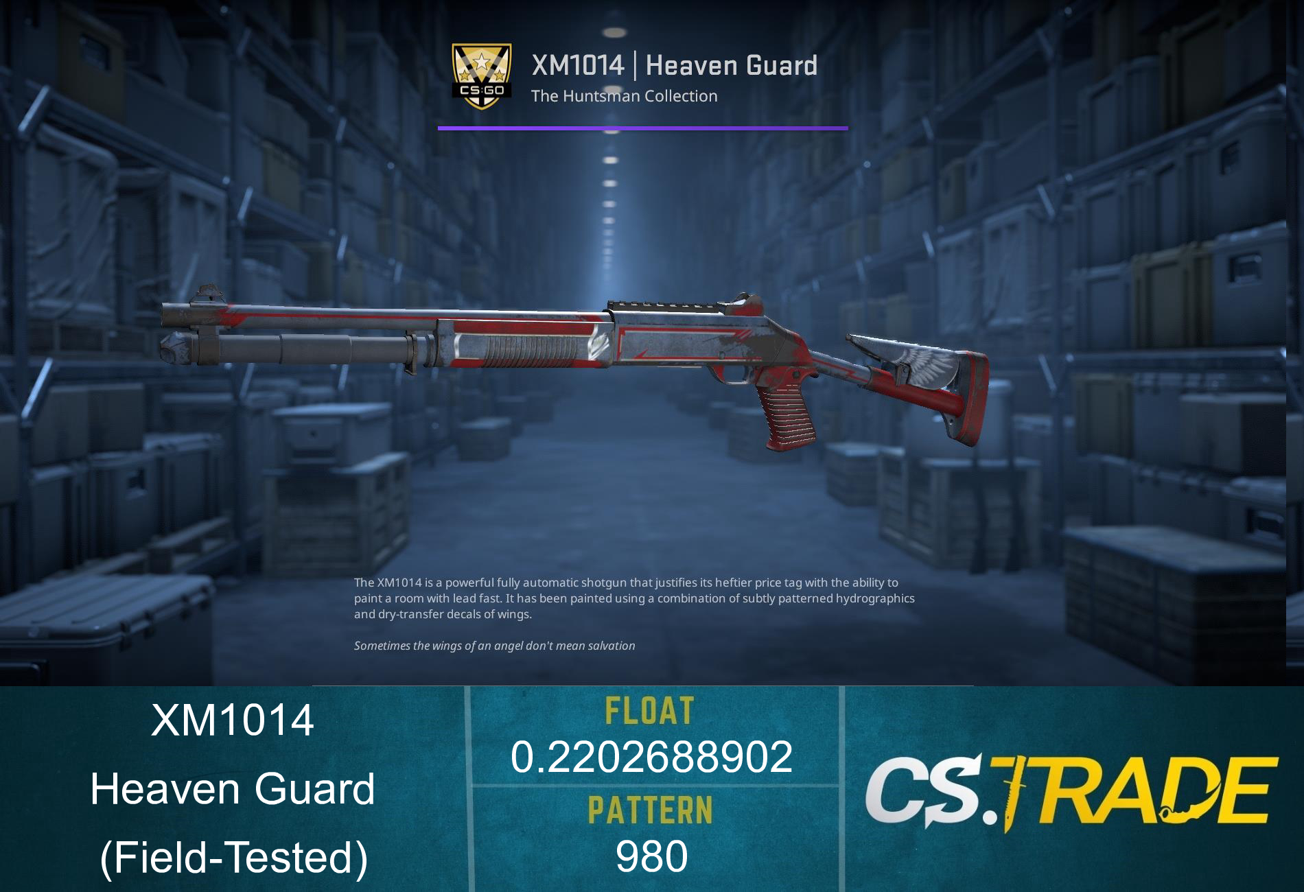 StatTrak™ XM1014 | Heaven Guard (Field-Tested) Screenshot