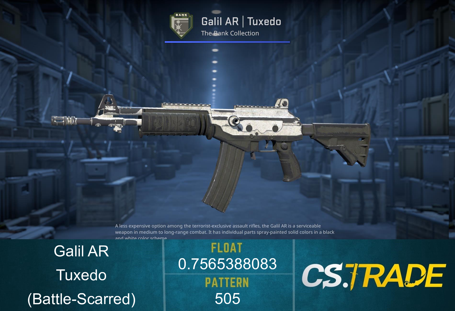 Galil AR | Tuxedo (Battle-Scarred) Screenshot