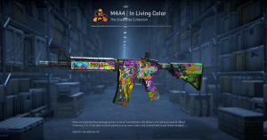M4A4 | In Living Color (Battle-Scarred) Screenshot