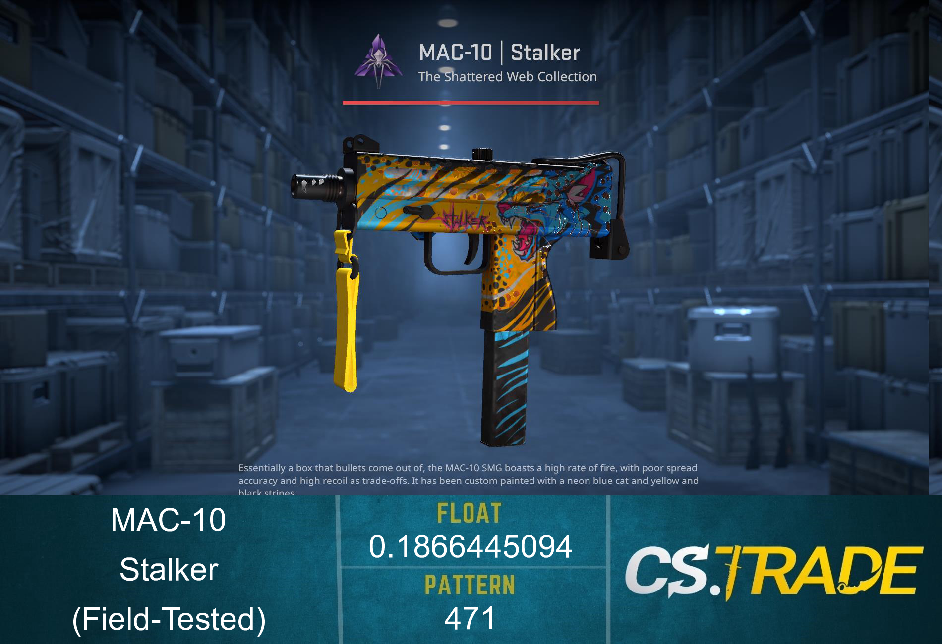 MAC-10 | Stalker (Field-Tested) Screenshot