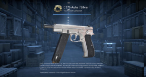 CZ75-Auto | Silver (Minimal Wear) Screenshot
