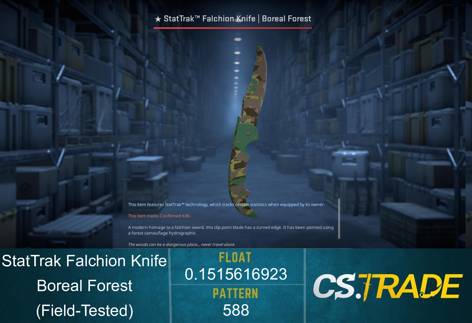 ★ Falchion Knife | Boreal Forest (Factory New) Screenshot
