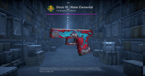 Glock-18 | Water Elemental (Field-Tested) Screenshot
