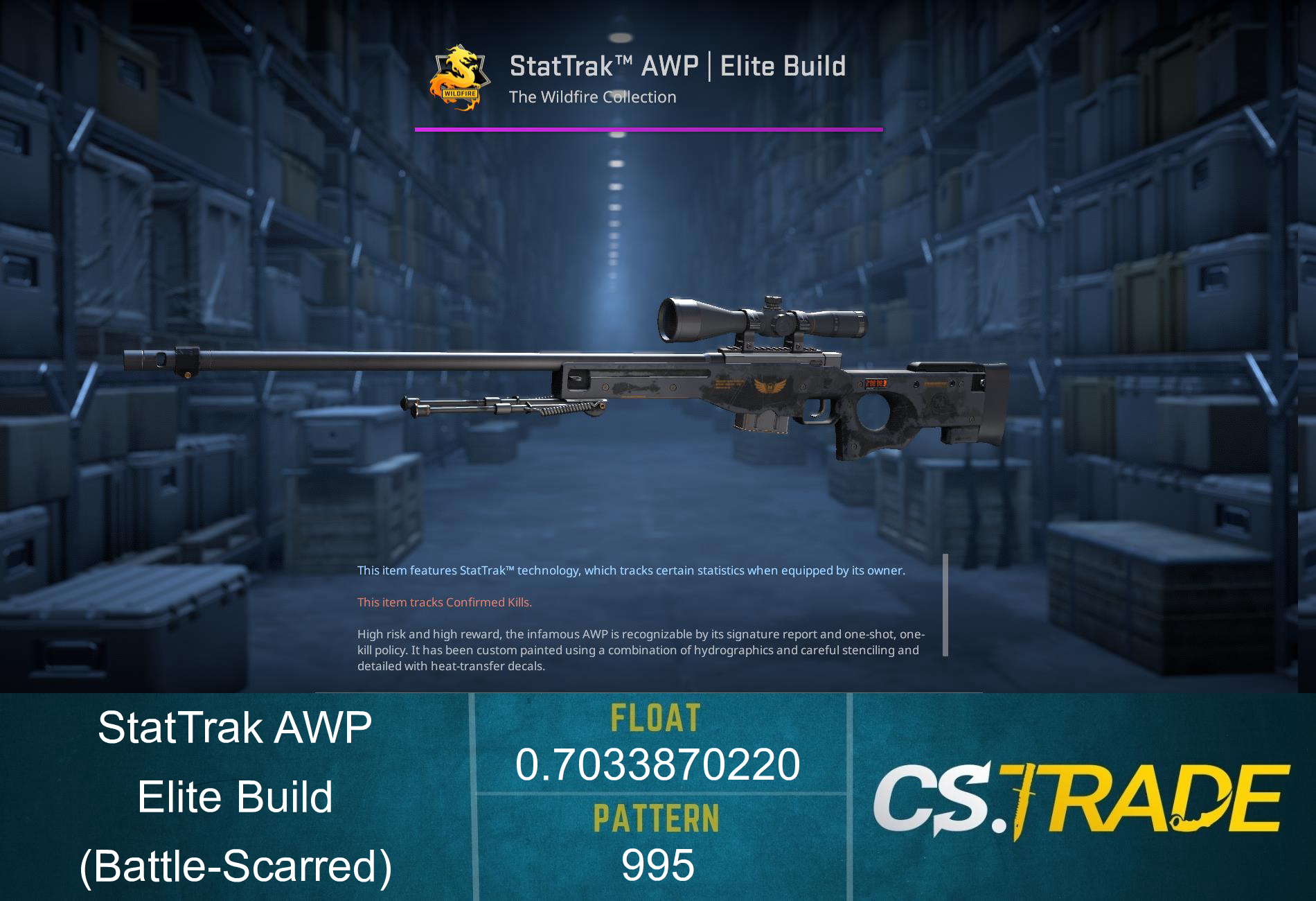 AWP | Elite Build (Battle-Scarred) Screenshot