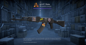AK-47 | Slate (Well-Worn) Screenshot