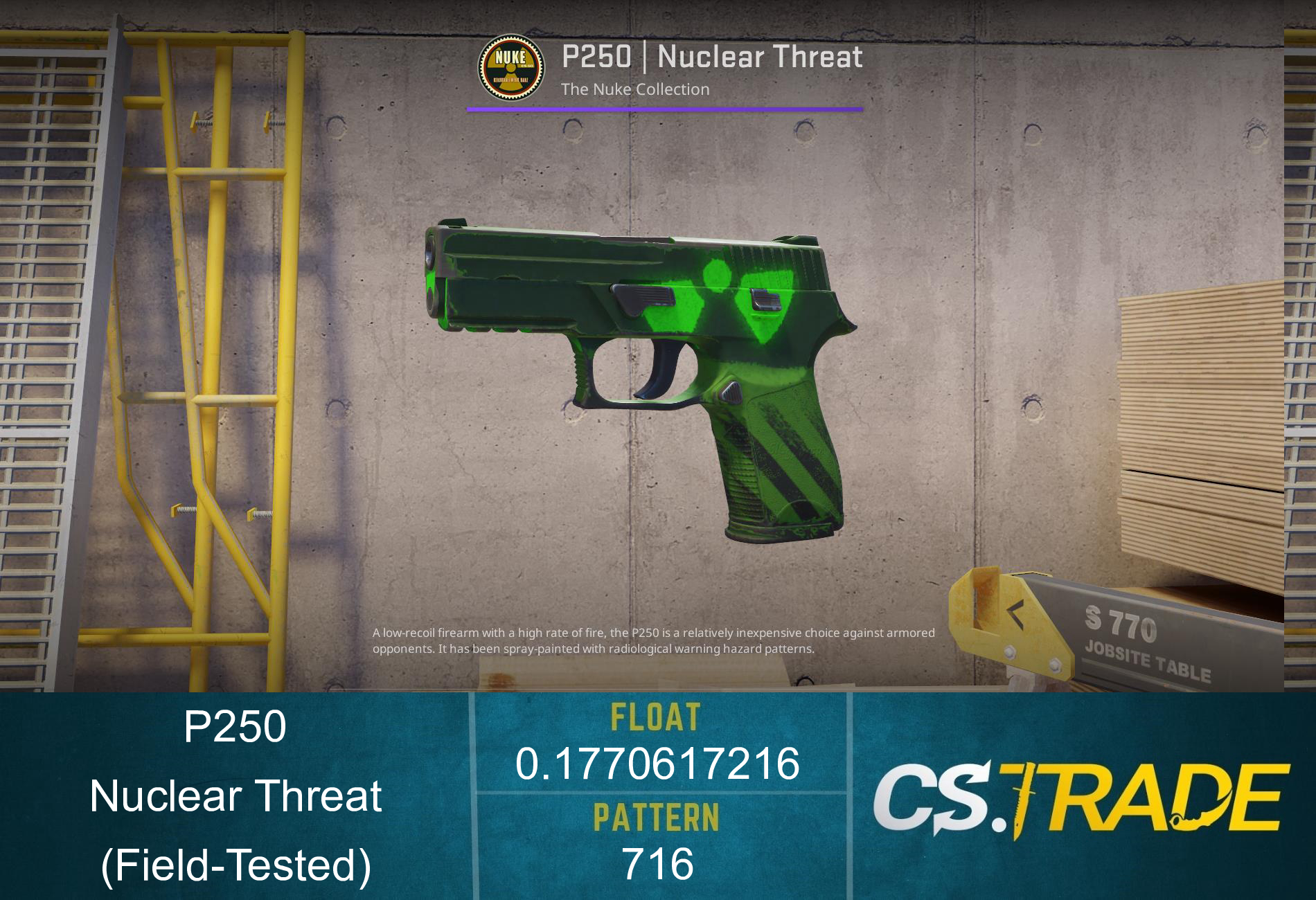 P250 | Nuclear Threat (Field-Tested) Screenshot
