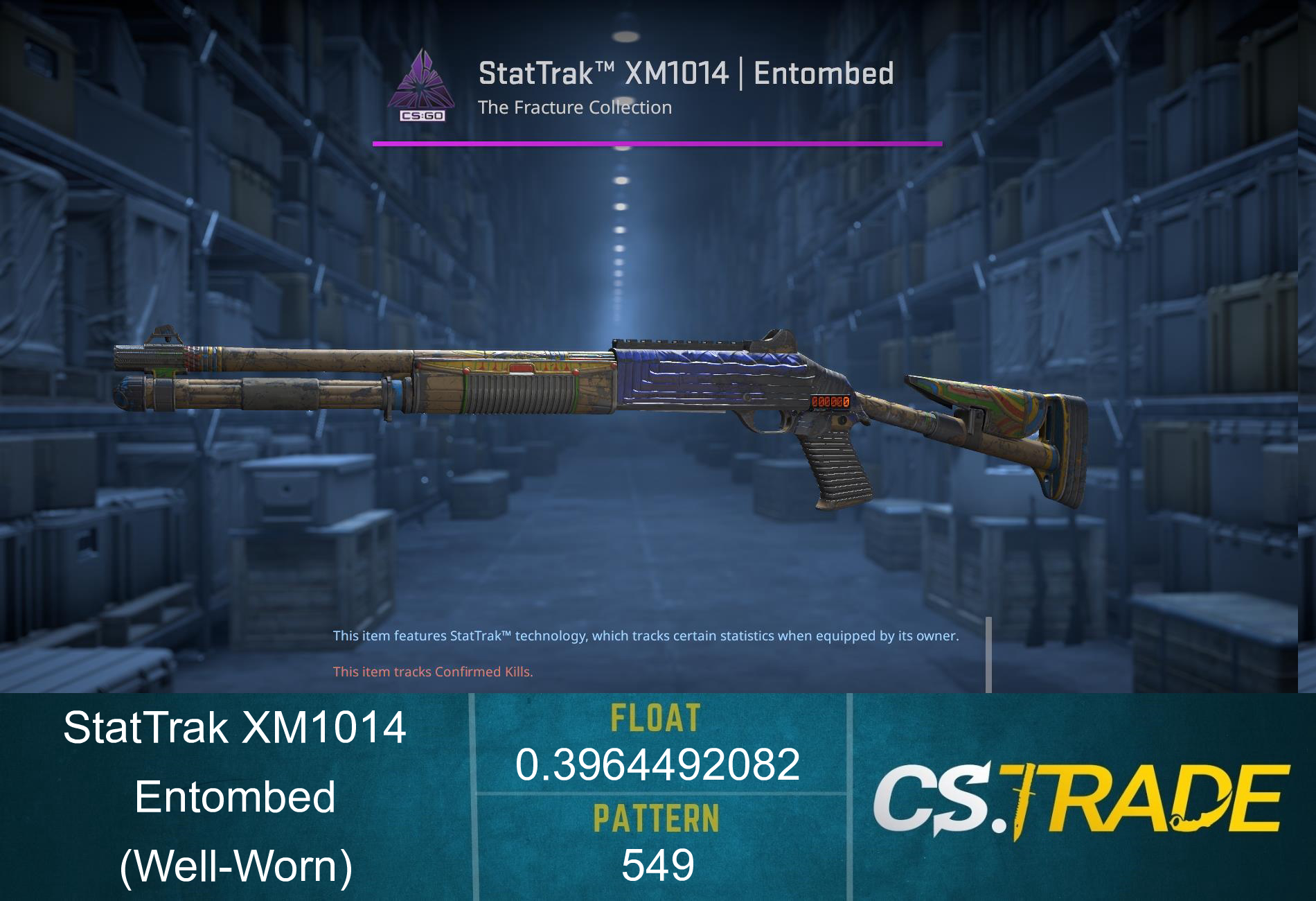 StatTrak™ XM1014 | Entombed (Well-Worn) Screenshot