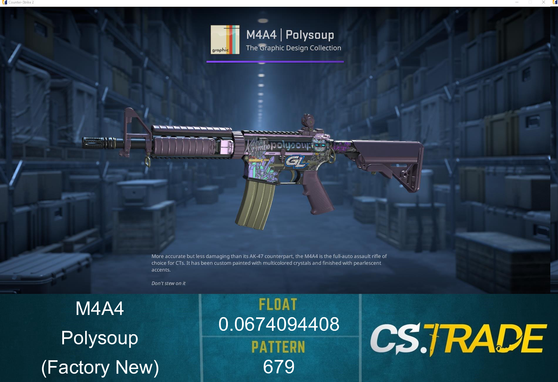 M4A4 | Polysoup (Factory New) Screenshot