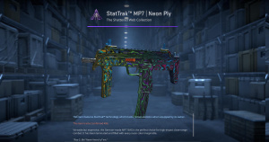 StatTrak™ MP7 | Neon Ply (Field-Tested) Screenshot