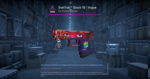 StatTrak™ Glock-18 | Vogue (Field-Tested) Screenshot