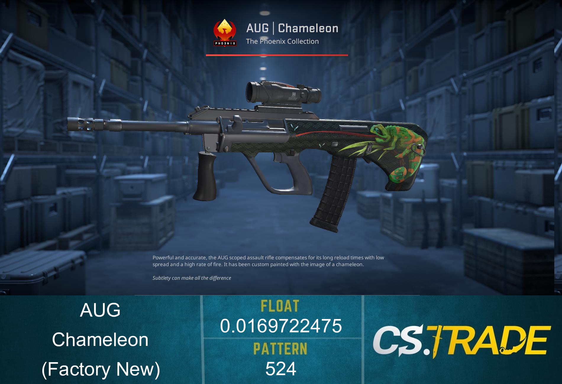 AUG | Chameleon (Factory New) Screenshot