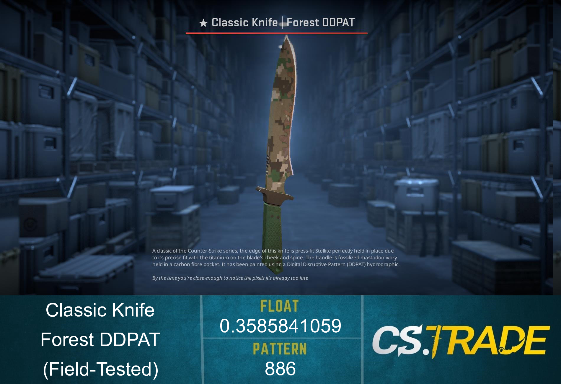 ★ Classic Knife | Forest DDPAT (Factory New) Screenshot