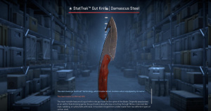 ★ StatTrak™ Gut Knife | Damascus Steel (Field-Tested) Screenshot