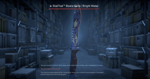 ★ StatTrak™ Bowie Knife | Bright Water (Field-Tested) Screenshot
